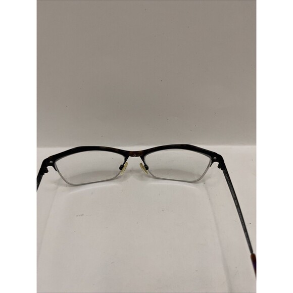 Steve Madden Eyeglasses Dramatic Black Half Rim Frames Only Black 54-16-135